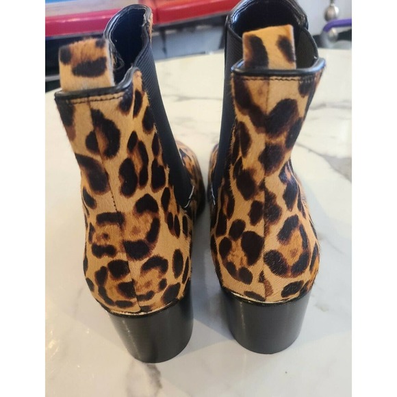 Nine West Honors Cheetah Print Point Toe Bootie Womens Sz 11 - Picture 3 of 9